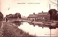 La Rigole du Noirieux à Essigny-le-Petit vers 1920.