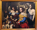 Francesco Guarini: Die hl. Caecilia am Cembalo von Engeln umgeben (allegorisches Porträt der Herzogin Giovanna Frangipane-Orsini), um 1650, Museo di Capodimonte, Neapel
