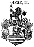 Wappen derer von Giese in Siebmachers Wappenbuch