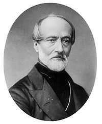 Giuseppe Mazzini. His thoughts influenced many politicians of a later period, among them Woodrow Wilson, David Lloyd George, Mahatma Gandhi, Golda Meir and Jawaharlal Nehru. Giuseppe Mazzini.jpg