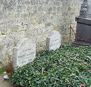 Vincent and Theo van Gogh's graves at the cemetery of Auvers-sur-Oise.