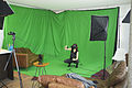 A Green Screen streaming setup in 2016.