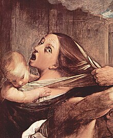Painting by Guido Reni c. 1611 Guido Reni - Massacre of the Innocents detail3 - Pinacoteca Nazionale Bologna.jpg
