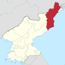 Hamgyŏng Settentrionale – Localizzazione