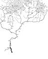 Pinder River (far right) in the map showing The Himalayan headwaters of the Ganges river in Uttarakhand