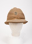 The pith helmet was commonly worn in the British army until the Second World War.