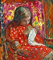 Henri Lebasque, Jeune fille cousant, ca. 1925