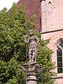 Der sog. Rolandbrunnen in Hildesheim stellt einen Wappner dar