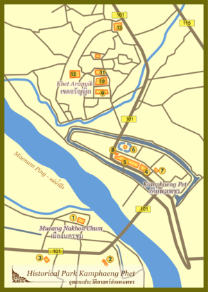 Map of the Historical Park