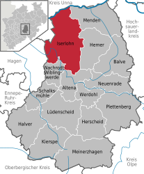 Iserlohn – Mappa