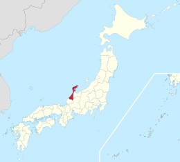 Prefettura di Ishikawa – Localizzazione