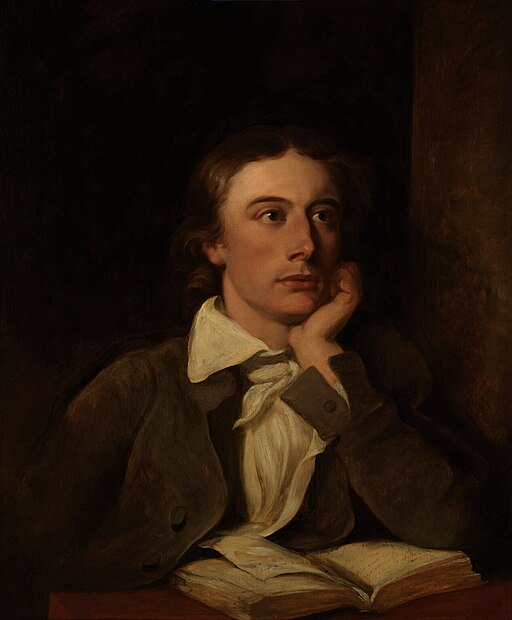 Posthumous portrait of Keats by William Hilton, National Portrait Gallery, London (c. 1822)