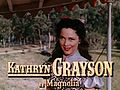 Kathryn Grayson fra reklametraileren for filmversjonen av Show Boat fra 1951.