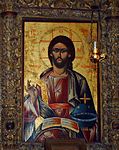 Εικόνα του Χριστού από τέμπλο ναού στο Λάμποβο.