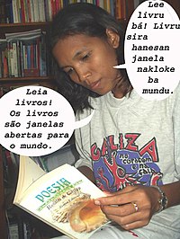 Uma campanha a favor da leitura no Timor-Leste