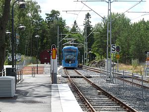 Hållplats Högberga.