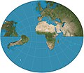 Image 14 Littrow projection Map: Strebe, using Geocart The Littrow projection, created by Joseph Johann Littrow in 1838, is a conformal retroazimuthal map projection. It allows direct measurement of the azimuth from any point on the map to the center. More selected pictures