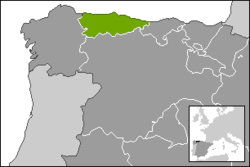 Lokasi Asturias