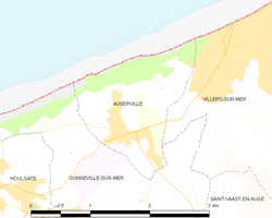 Kart over Aubervill