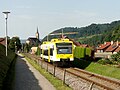 Regio-Shuttle der SWEG nach Oberharmersbach-Riersbach in Oberharmersbach (2017)