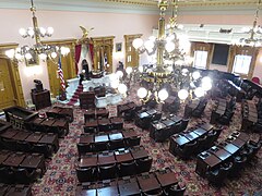 Ohio House of Representatives Chamber in 2018