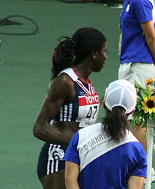 Ohuruogu Osakan MM-kisoissa 2007, joissa hän voitti 400 metriä.