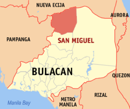 San Miguel na Bulacan Coordenadas : 15°8'44.99"N, 120°58'41.99"E