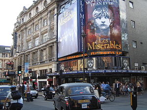 English: Les Miserables at Queen's Theatre, as...
