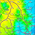 Jährliche Niederschlagsmenge (2000)[10]