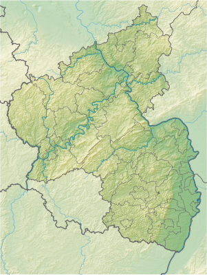 Location map Germany Rhineland-Palatinate