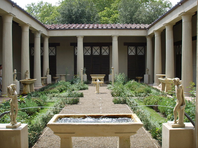 File:Ricostruzione del giardino della casa dei vetii di pompei (mostra al giardino di boboli, 2007) 01.JPG