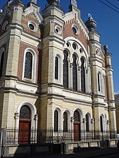Synagogan i Satu Mare, i morisk stil.