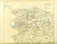План Петербурга в 1758 году