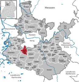 Sandhausen - Localizazion