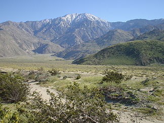 Nordseite der San Jacinto Mountains