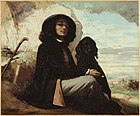 Αυτοπροσωπογραφία με μαύρο σκύλο, 1842, Πτι Παλαί