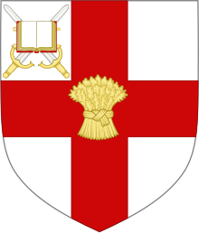 Shield of the University of Chester Shield of the University of Chester.svg