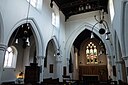 ☎∈ Interior of St Bene't's Church, Cambridge in July 2012.
