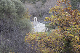 View of the chapel from the RD618.