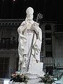 Statua in marmo di San Paolino in via Ottaviano Augusto a Nola