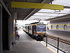 A light rail train at Pantano station in 2002