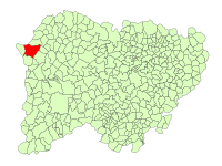 Localisation de Hinojosa de Duero