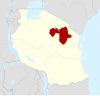 Mapa umístění Tanzanie Manyara.svg