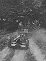 A M1897 on a M2A2 carriage during the Tennessee Maneuvers.