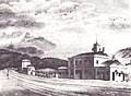 Kresba od Františka Biela z roku 1851