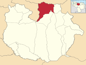 Location in Guárico