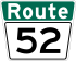 Winnipeg Route 52 shield
