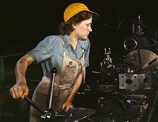 Woman in factory