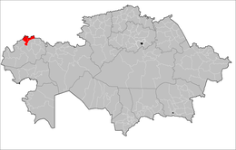 Distretto di Bayterek – Localizzazione