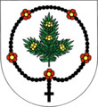 Розарій у гербі Мнішек